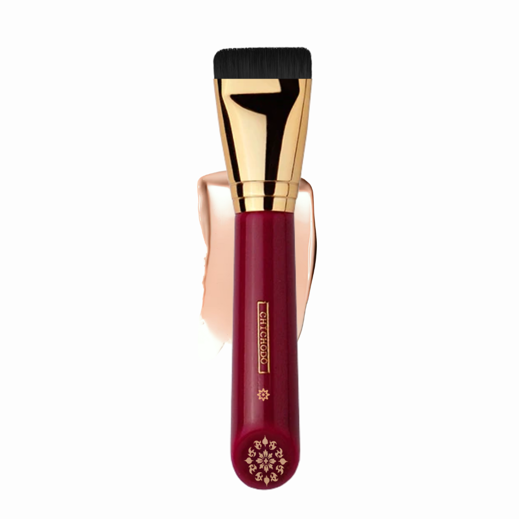 Cọ Đánh Kem Nền/Kem Lót Đầu Dẹp CHICHODO Thin Flat Foundation Brush C121 Lông Mềm Bám Phấn Tốt
